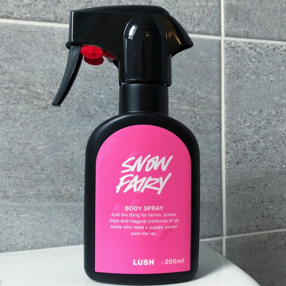 lush snow fairy body spray
